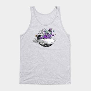 Skeleton surfer Tank Top